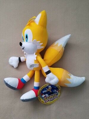 BRAND NEW! Large 12” Tails Sonic The Hedgehog Yellow Plush Stuffed Licensed  Toy