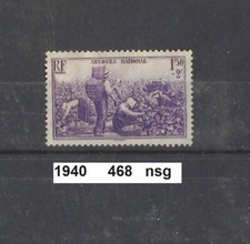 timbre de 1940 nsg Y&T n° 468