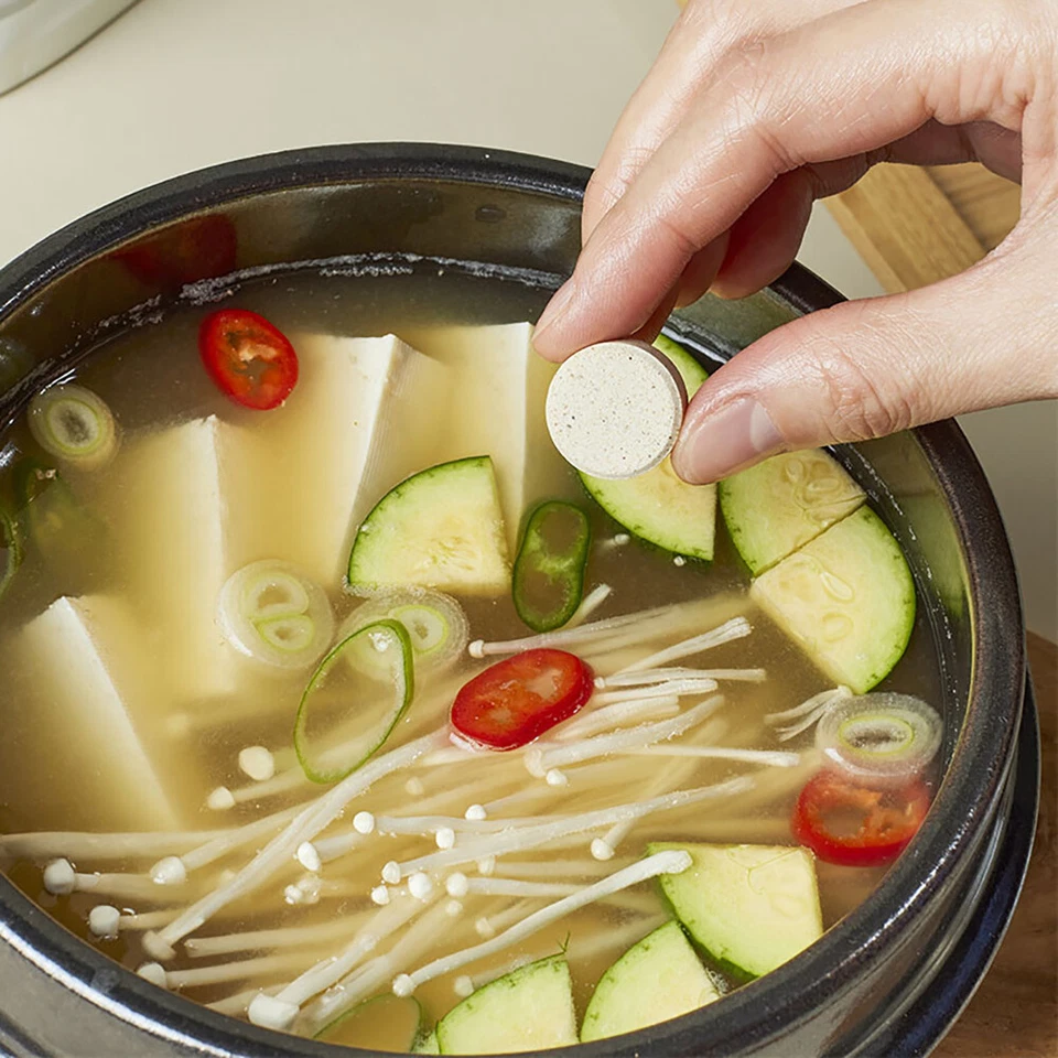 Jwellfood Instant Soup Tablet Broth Stock Deep Rich Flavor 60g (3g x 20 Tablets) - Image 4 of 4