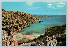 Picturesque Sardinia La Maddalena Cala Lunga 4x6" VINTAGE Postcard 0376