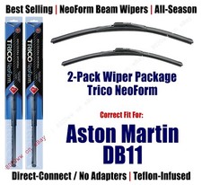 2-Pack Super-Premium NeoForm Wipers fit 2017+ Aston Martin DB11 - 162413x2