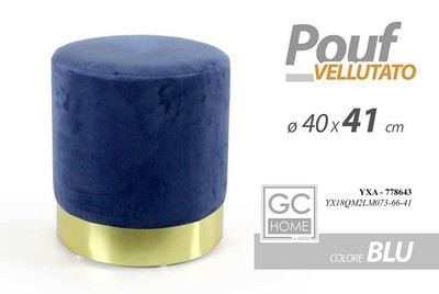 Struttura letto con pouf e materassi in velluto grigio scuro | Leroy Merlin