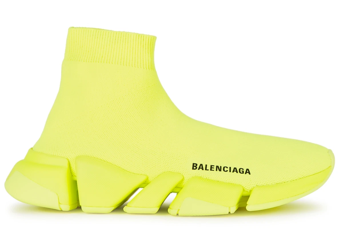 Balenciaga Speed 2.0 Sock Sneakers - Yellow