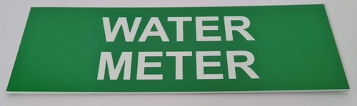 Water Meter Sign Plaque Cupboard Utility Room Shed - Picture 121 of 230