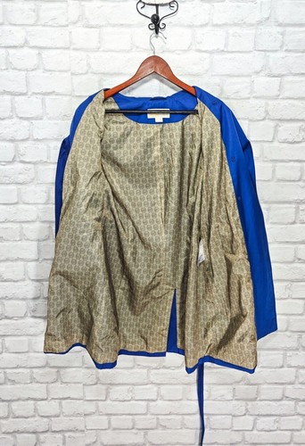 Giacca trench Michael Kors marca oro bottoni cintura doppiopetto: M - Foto 6 di 10