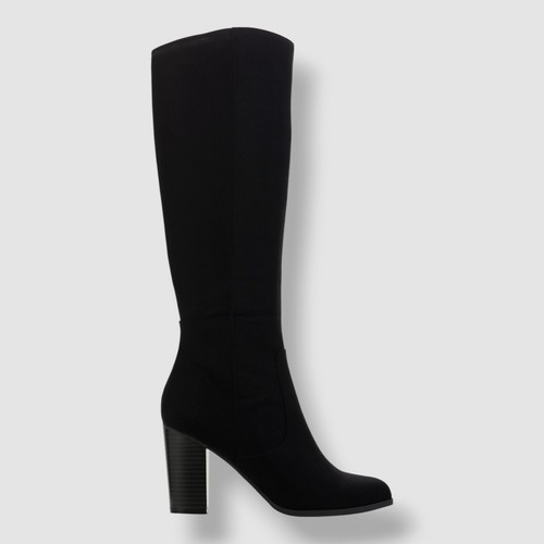 Style & Co Women's Black Addyy Extra Wide-Calf Dress Boots Shoes Size 9.5W/XWC - Picture 2 of 5