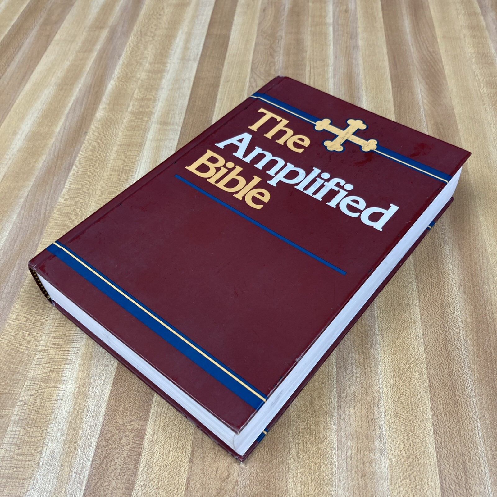 Amplified Classic 1987 Large Print Bible Hardcover AMPC Bible