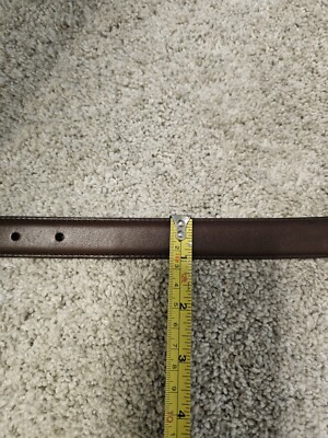 Coach Vintage Burgundy Cowhide Leather Brass Belt 3883 Size 32 Coach Vintage Burgundy Cowhide Leather Brass Belt 3883 Size  main image 2