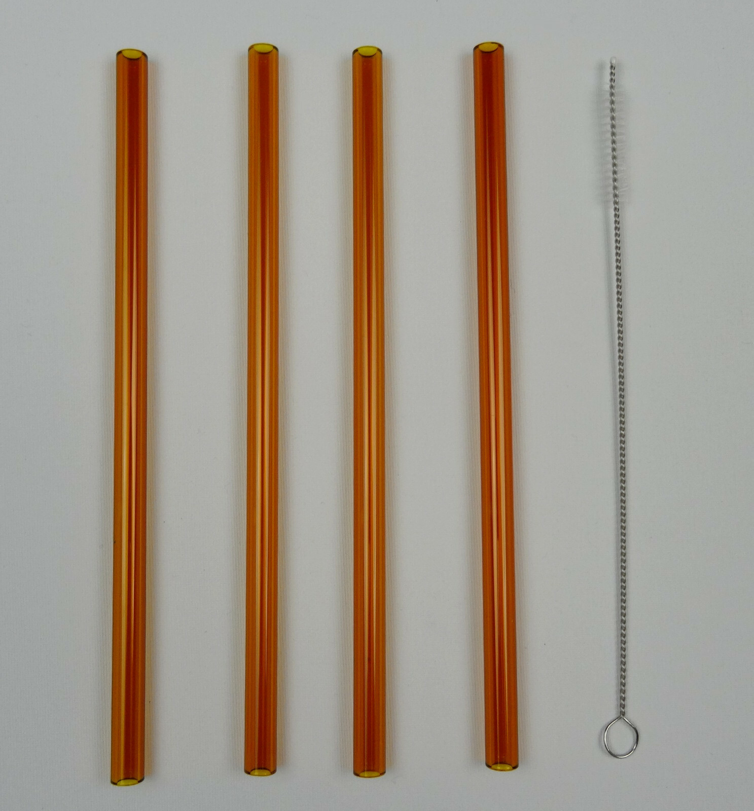 4x GLAS STROHHALME Glashalme Glastrinkhalme Glasstrohhalme Strohhalm Halme bunt