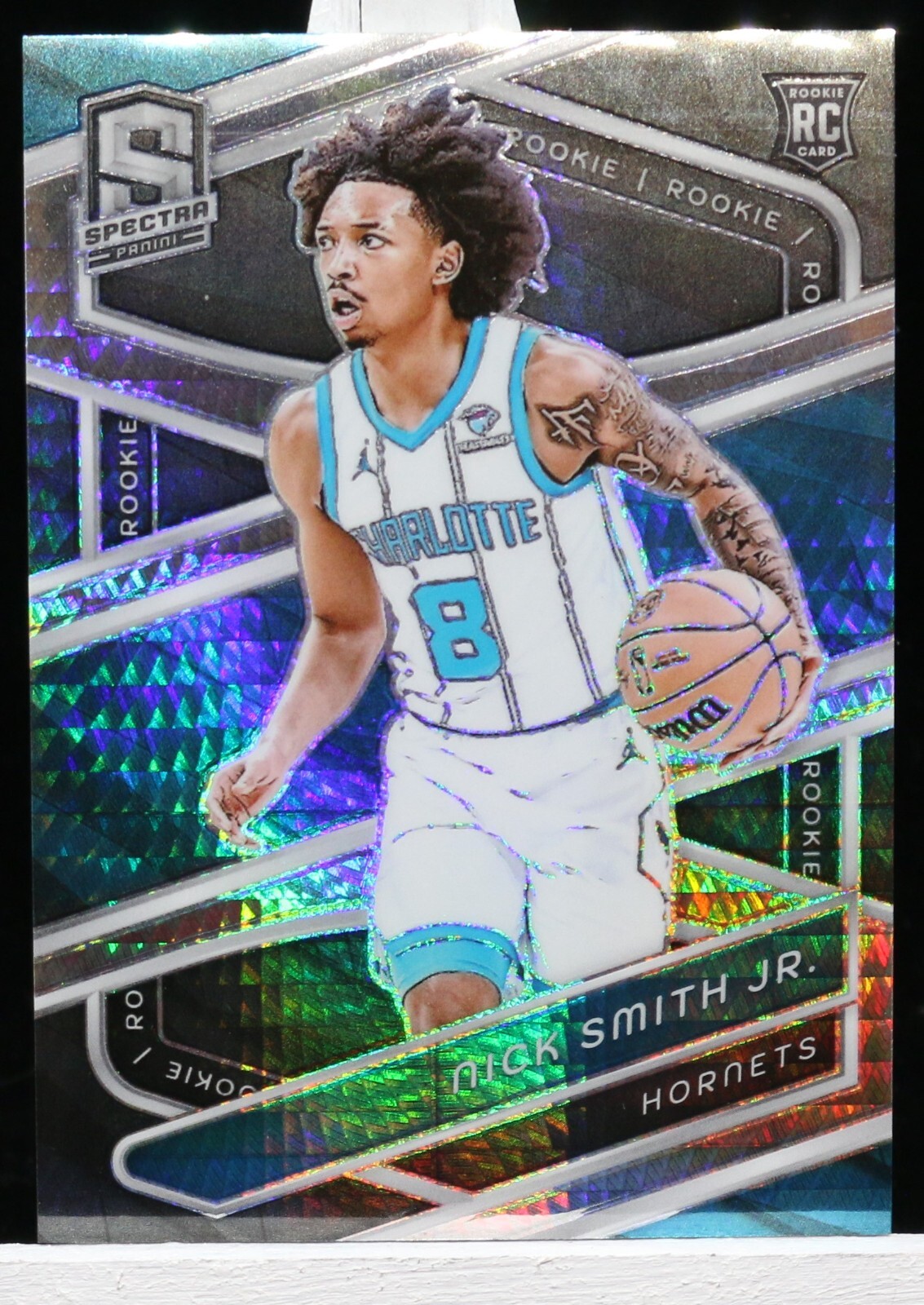 2023-24 Panini Spectra Nick Smith Jr RC International Prizm #141 Hornets