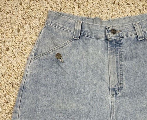Riders Authentic Cute Women's 100% Cotton Denim High Rise Shorts 32x6 - Picture 3 of 20