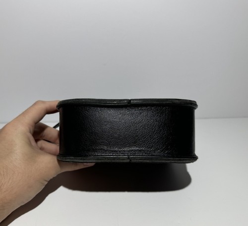 Vintage Harley-Davidson Leather Embroidered Mini Crossbody 2-Way Saddle Handbag - Picture 6 of 12