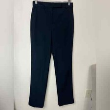 ASOS Design Flat Panel High Waist Straight Leg Trousers Black Size 0