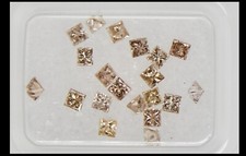 Diamanti naturali al 100%, sigillati e certificati da GRA, tg. Princess, 20 pz