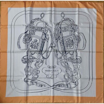 HERMES BRIDES de GALA シルクスカーフ エルメス カレ90 BRIDES de GALA ブリッド ド ガラ スカーフ