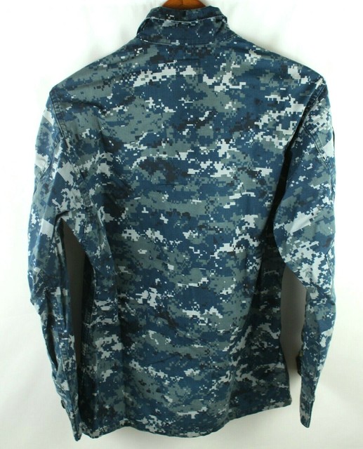 navy blue camouflage jacket