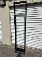 7ft Open Frame 19" 45U 2-Post Black IT Network Server Relay Rack 900lbs Capacity