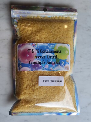 EGG POWDER FREEZE DRIED - 18  FARM FRESH EGGS PER BAG