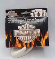 Harley Davidson Double Deck Pkg Playing Cards &bull; Original Flaming Eagle  2006 USA