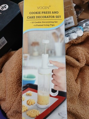 Cookie Press And Cake Decoration Set