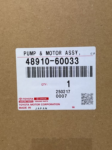 TOYOTA Genuine OEM Land Cruiser Height Control Pump & Motor Assy 48910-60033 - Picture 7 of 8