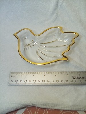 Mikasa Gold Trimmed Dove Christmas & Easter Candy Dish