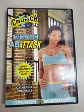 Crunch: Fat Burning Ab Attack (DVD, 2005) with Catherine Chiarelli Used