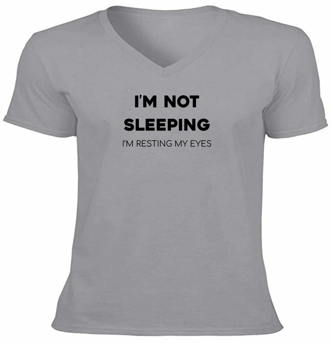 Kingke Calzini, divertenti detti calzini in cotone con scritta I Not Sleeping Just Resting Eyes Hosiery Gifts, Occhio#, XS-XXL