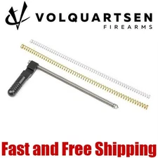 Volquartsen Extended Bolt Handle and Recoil Rod Assembly for Ruger 10/22 -Black