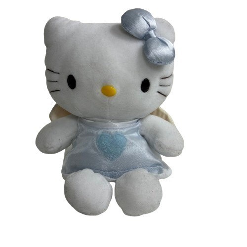 RARE VTG 1998 Sanrio Smiles Hello Kitty Blue Angel Plush Retro Cute