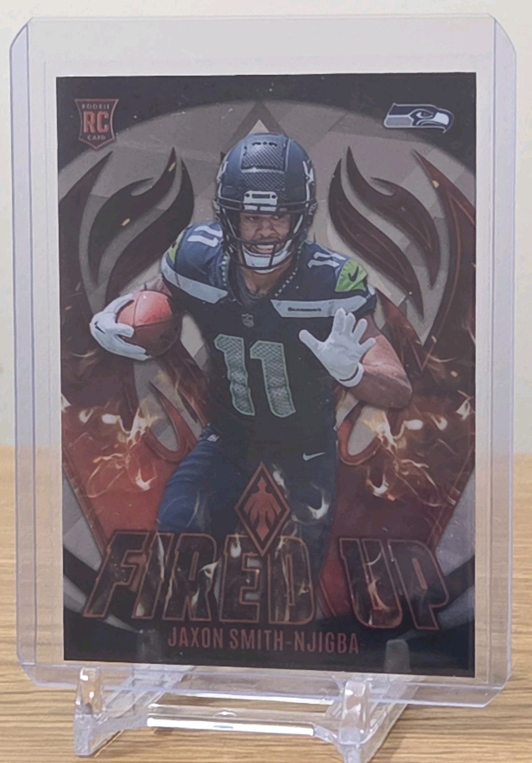 Jaxon Smith-Njigba 2023 Phoenix FIRED UP Insert Rookie Card #FU-12 Seahawks (RC)