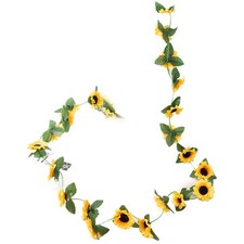 Flowers Artificial Sunflower Garland Decor Sunflower Vines Silk Flower