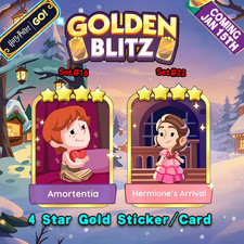 MONO-POLY Stickers GO Golden Blitz   Amortentia  Hermione's Arrival   Cheapest