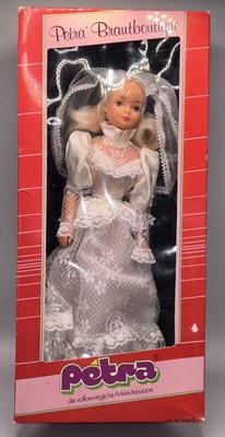 Vintage Clone Petra Boutique Plasty Bride West Germany Doll Brautboutique Box HK