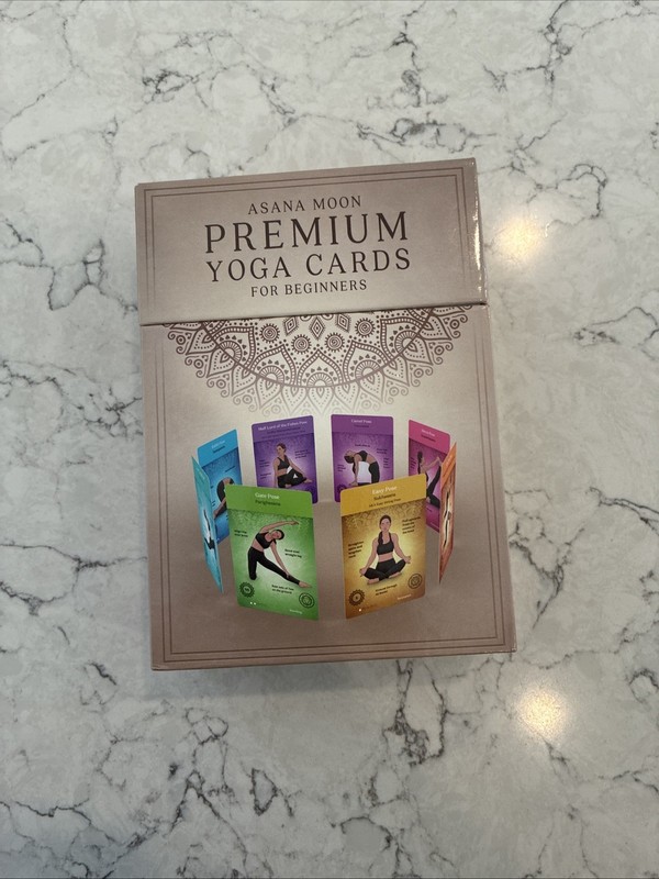 Asana Moon Premium Yoga Cards For Beginners-NICE