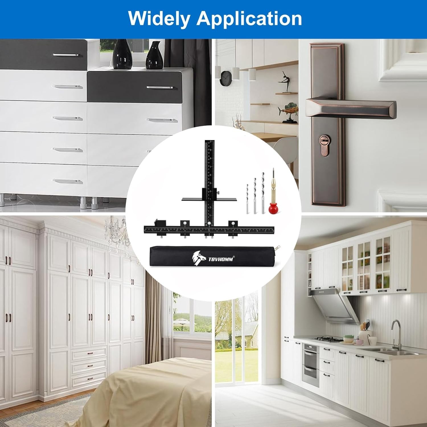 Cabinet Template Tool for Door Hardware Installation