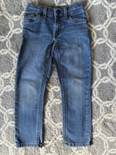 Boy's Levi's 511 Slim Jeans - Size 5 Reg Adjustable Blue Denim