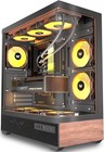 PC CASE ATX 5 PWM ARGB Fans Pre-Installed, Mid Tower Computer Case with... 