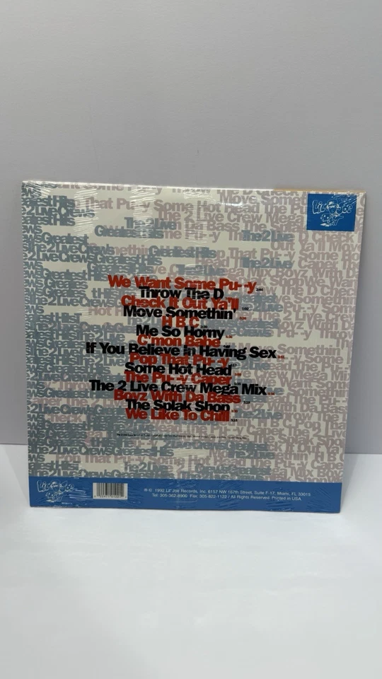 2 Live Crew Greatest Hits Vinyl LP 1992 SEALED Mint Miami Bass Hip-Hop RARE** - Image 4 of 4