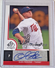 Glen Perkins 2009 SP Authentic Signatures Auto #S-GP