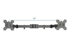 VIVO Black Fully Adjustable Dual Computer Monitor Arm for Desk Mount Stand