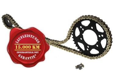 Chainset for Suzuki GSX 750 F AK1112 1998-2006 530 Gold Tone 15 45