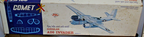 COMET DOUGLAS A26 WWII AIRCRAFT BALSA WOOD KIT 3501