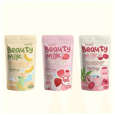 premium japanese strawberry glutathione drink Dear Face Beauty Milk Premium Japanese Strawberry Glutathione Drink
