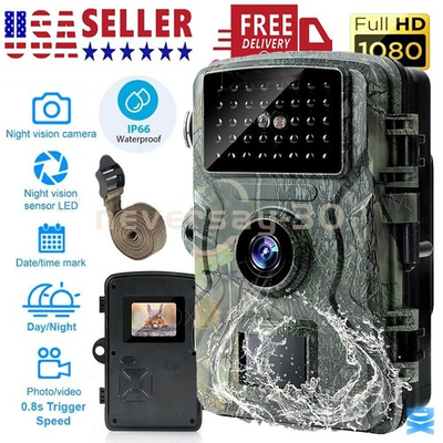 #ad Wildlife Hunting Trail Camera Full HD 1080P Night Vision Motion Waterproof Cam $22.99