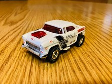 Auto World '55 Chevy Bel Air, BADMAN, Pearl White, for AURORA, AFX, BRAND NEW