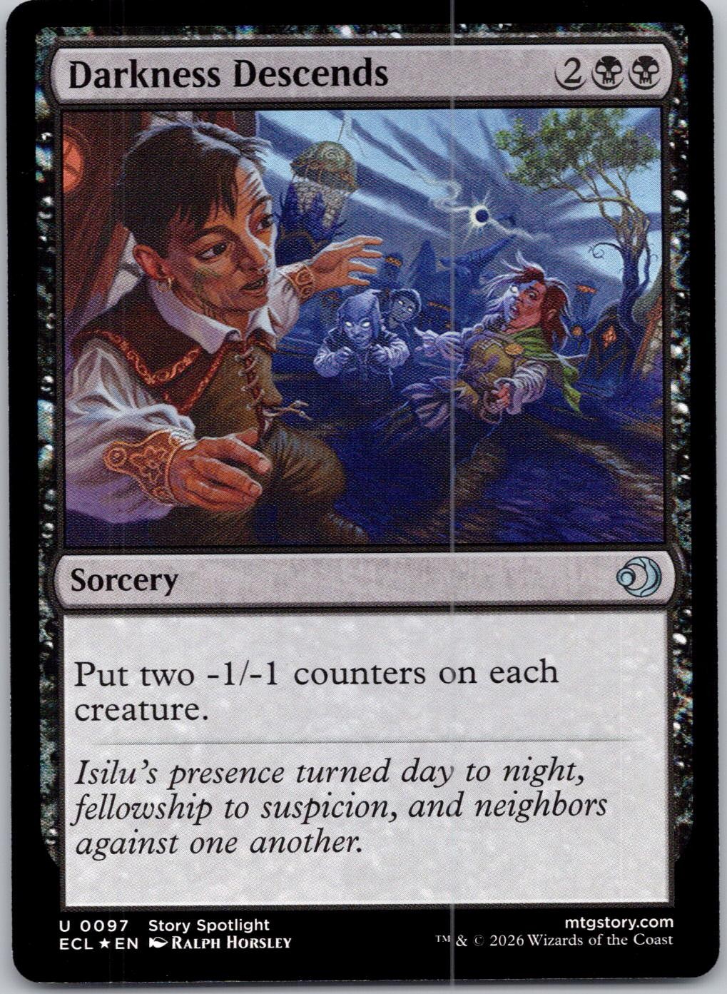 DARKNESS DESCENDS 97 UC LORWYN ECLIPSED FOIL NM HORSLEY