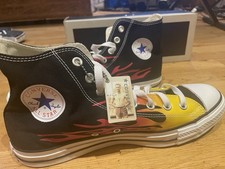 Converse Chuck Taylor All Star High Black / Flames U.K. US  10 - Women’s 12 - 44