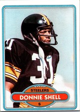 1980 Topps #256 Donnie Shell - Pittsburgh Steelers