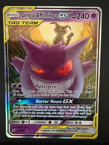 Gengar & Mimikyu GX 53/181 Sm-Team Up Holo